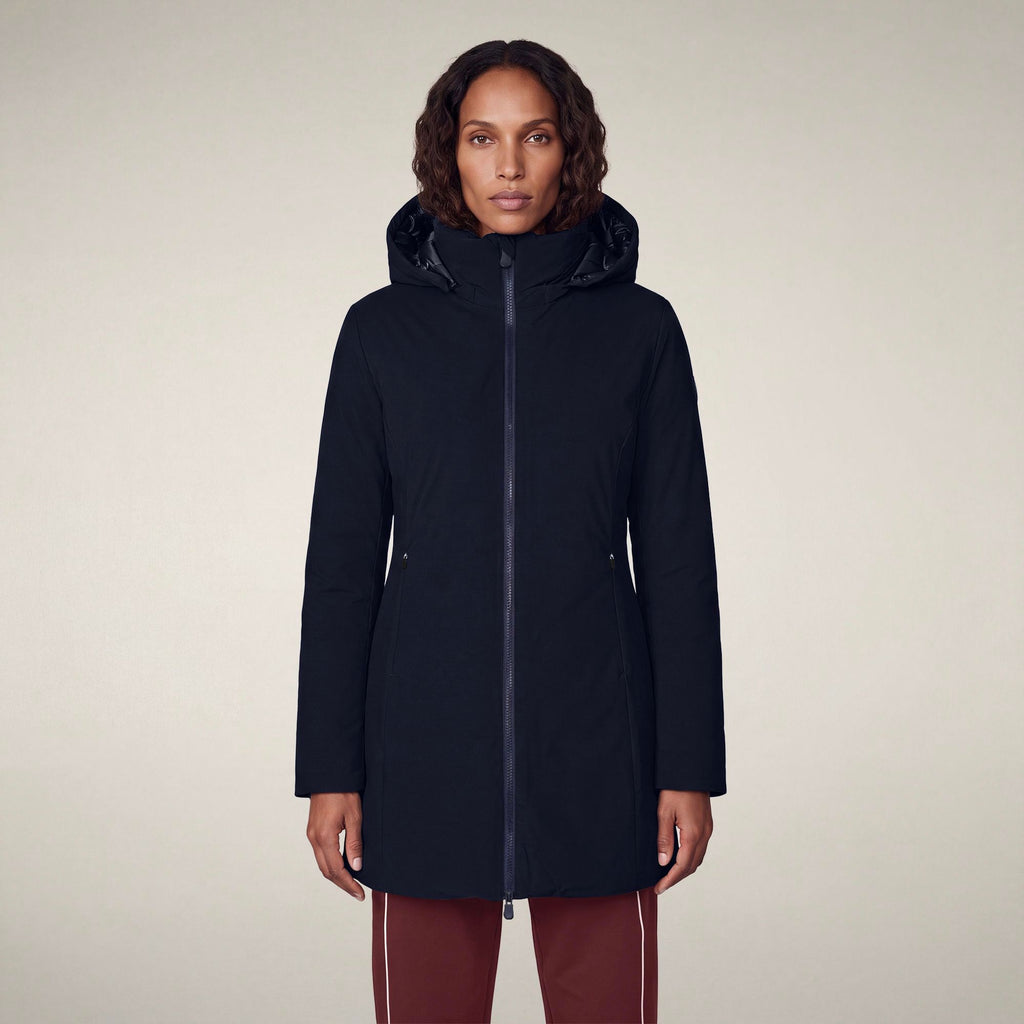 Women's Padded Coat Rachel in Navy Blue
