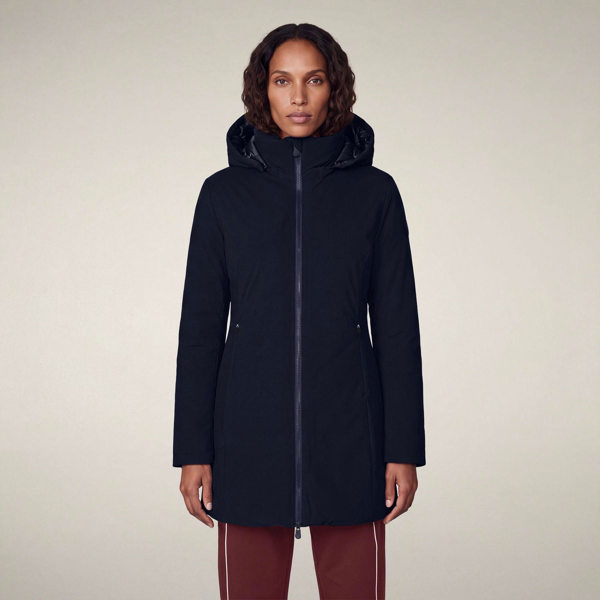 Women's Padded Coat Rachel in Navy Blue
