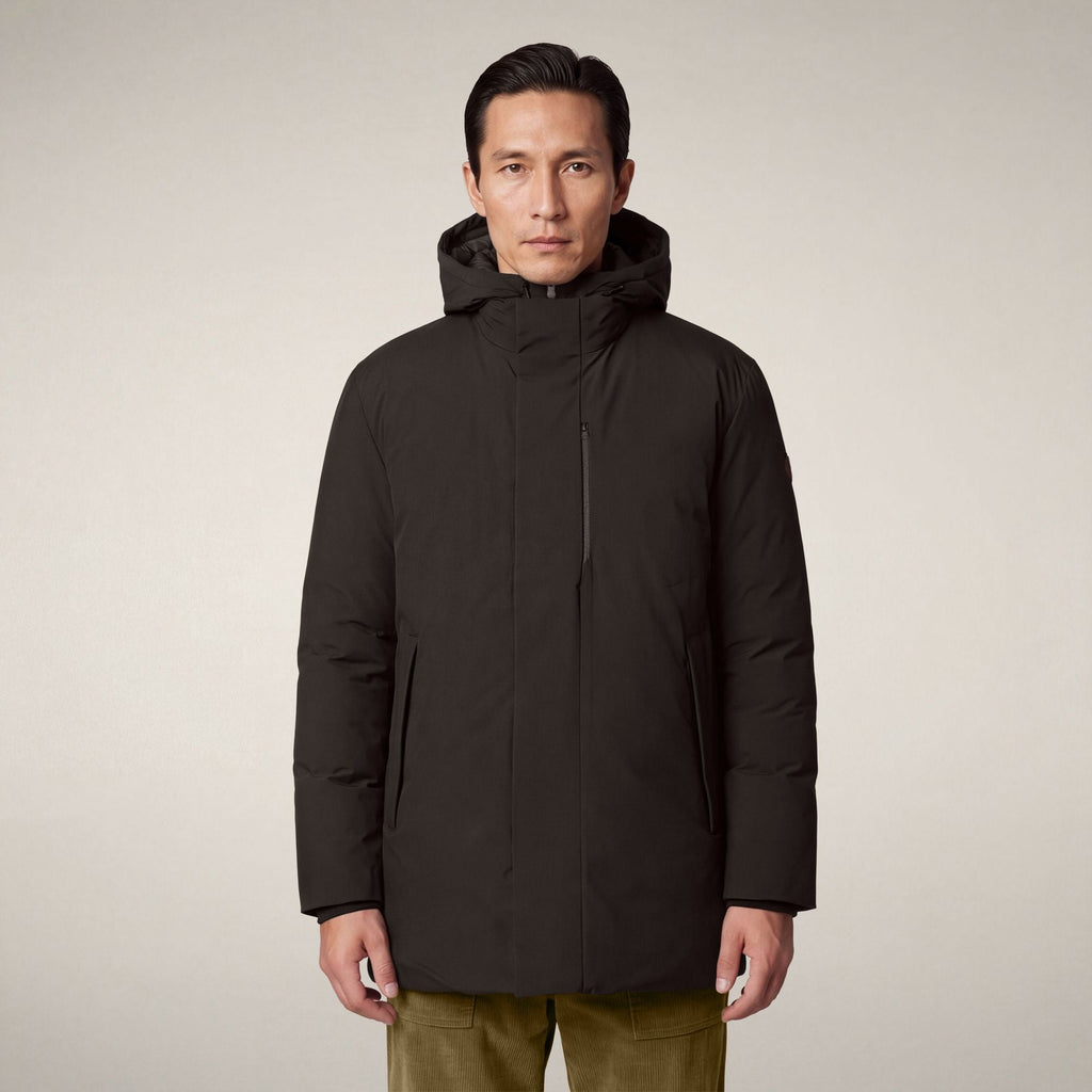 Men's Padded Jacket Sesle in Brown Black