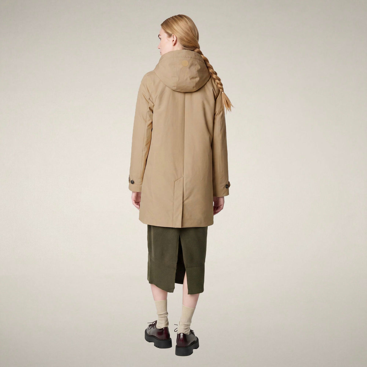 Women's Raincoat Embie in Stardust Beige