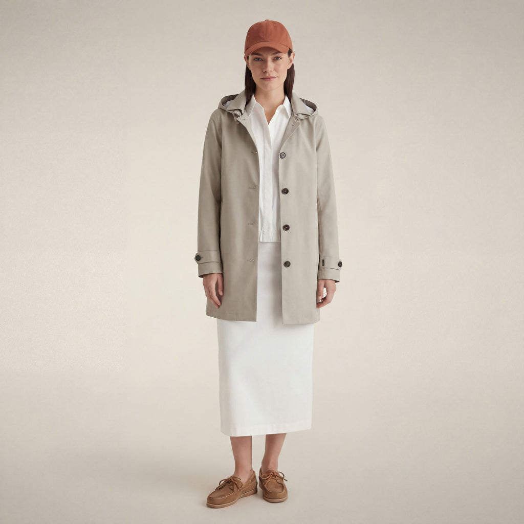Women's Raincoat April in Rainy Beige