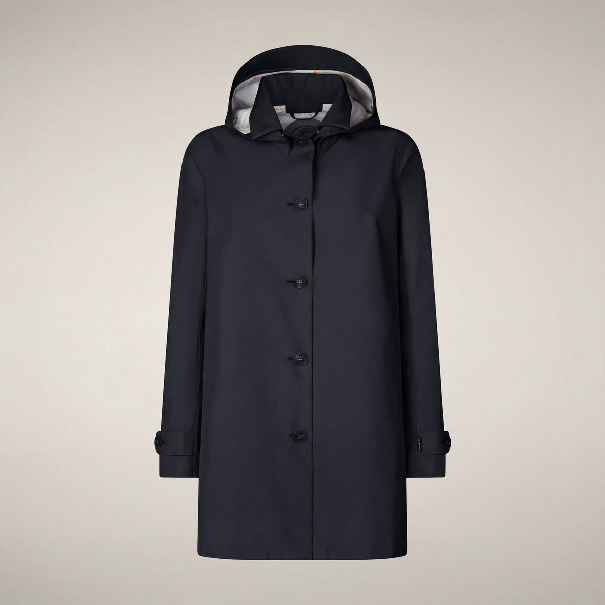 Women's Raincoat April in Blue Black