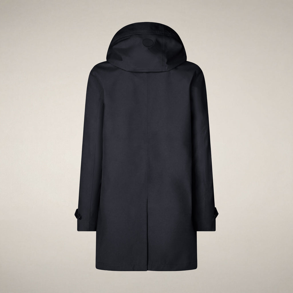 Women's Raincoat April in Blue Black