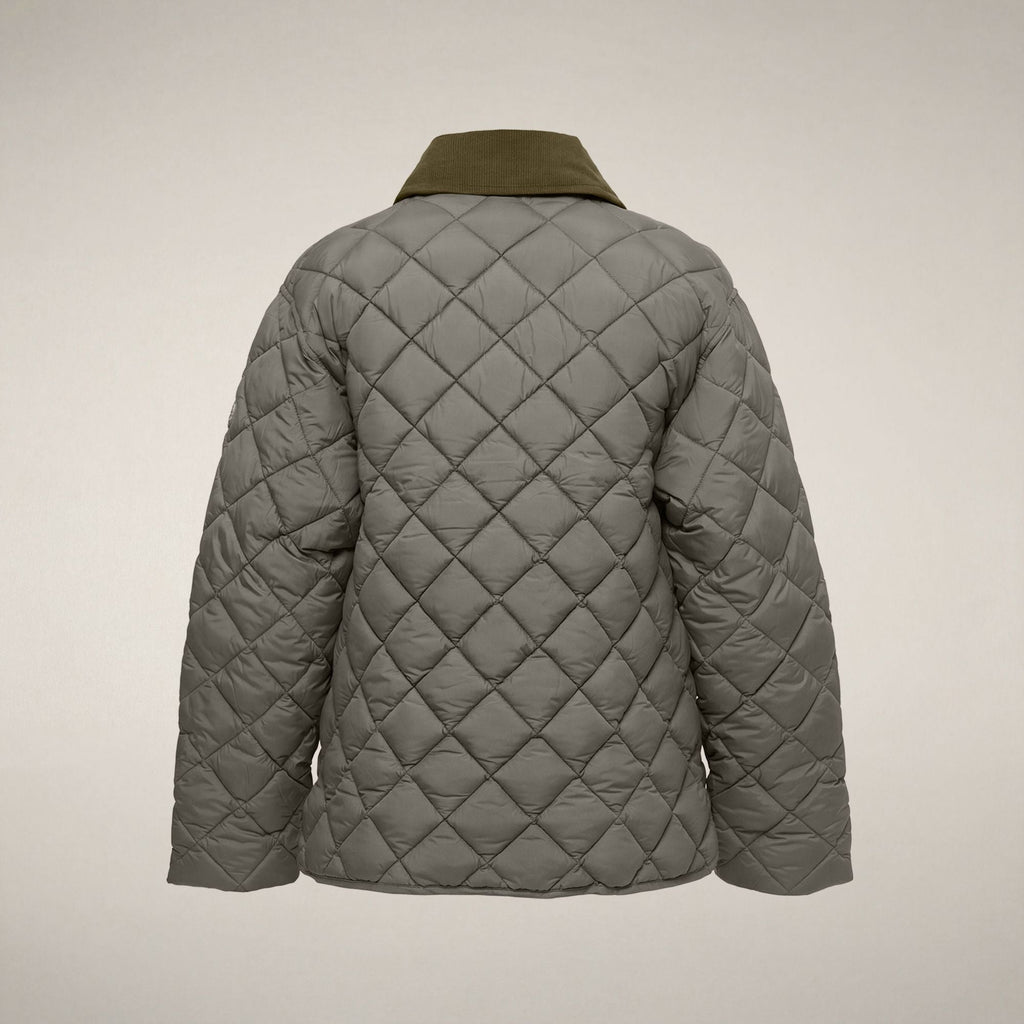 Women's Puffer Jacket Jodie in Gunmetal Grey