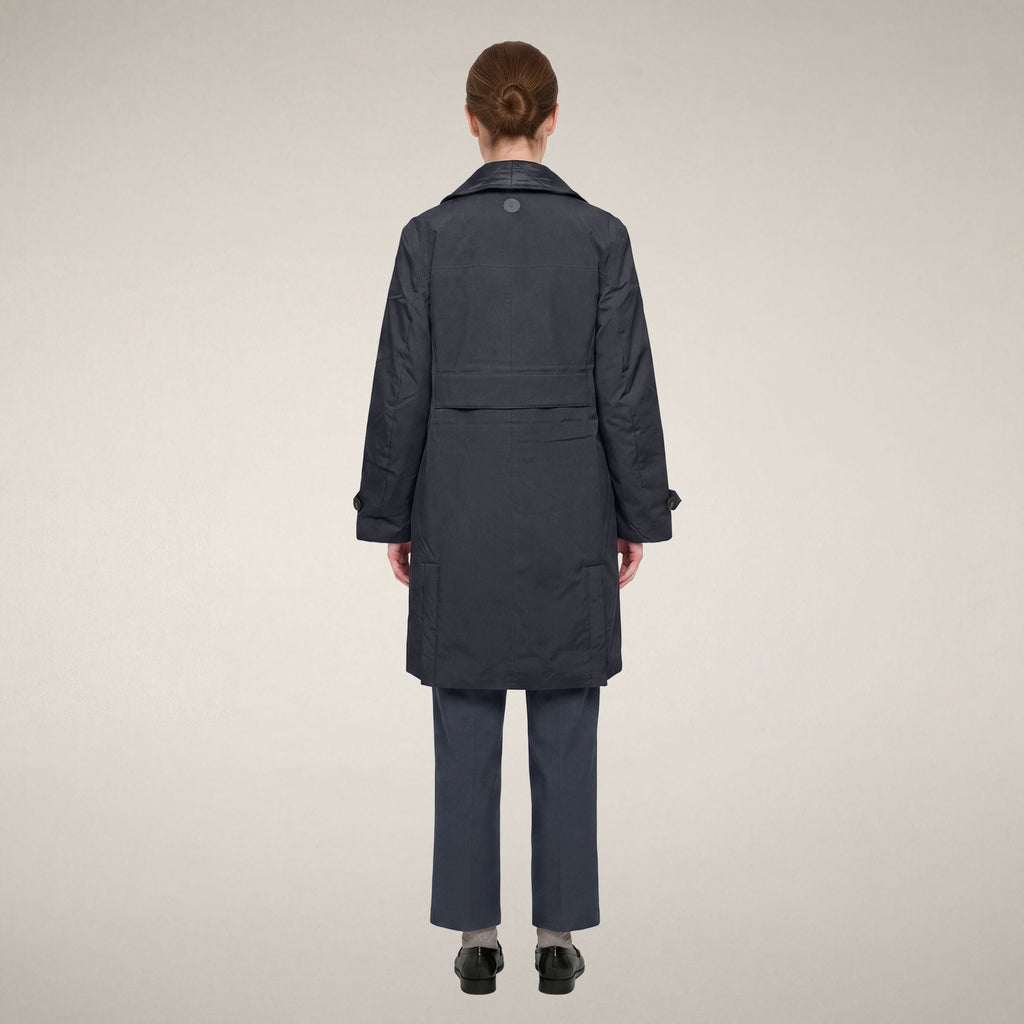 Women's Raincoat Pilar in Blue Black
