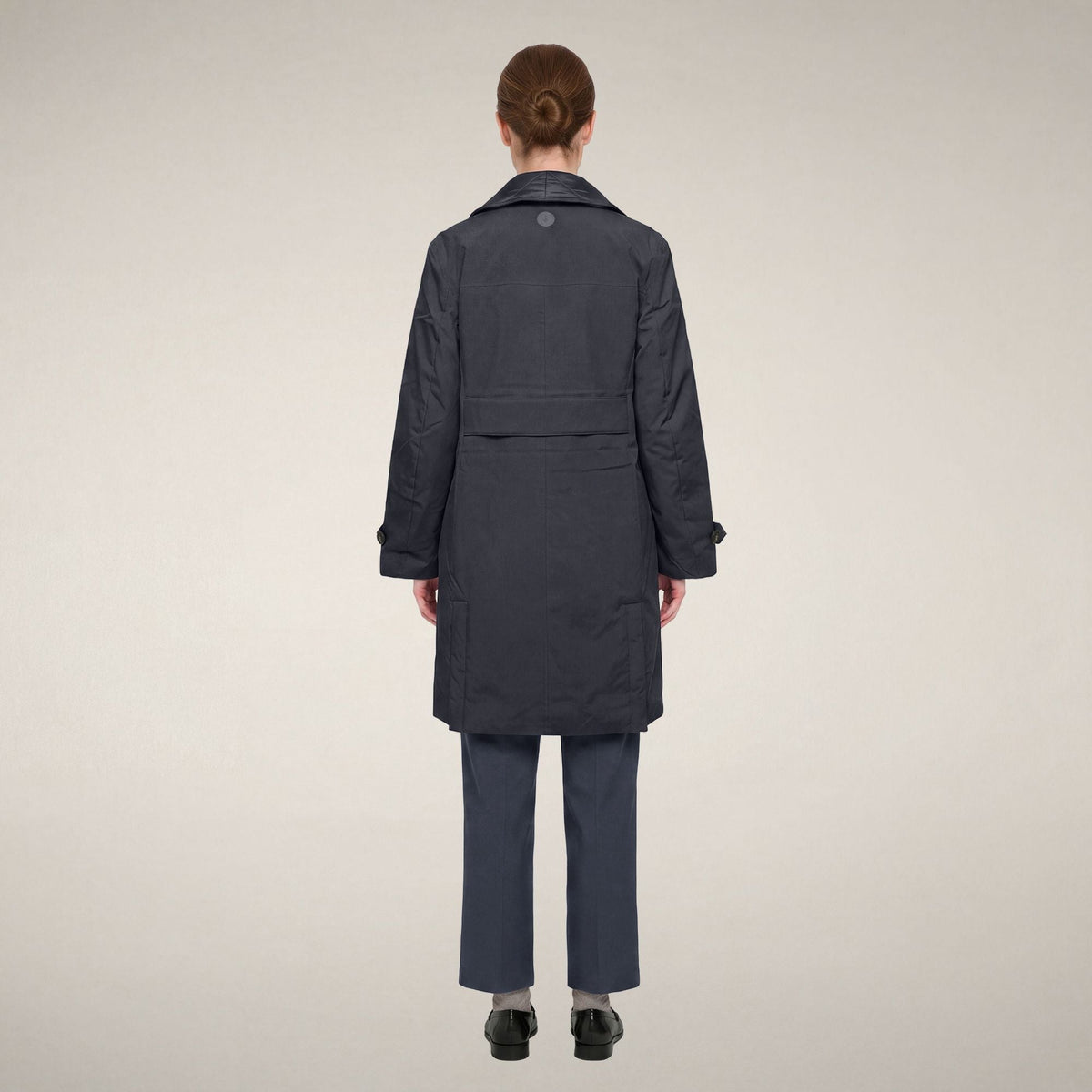 Women's Raincoat Pilar in Blue Black