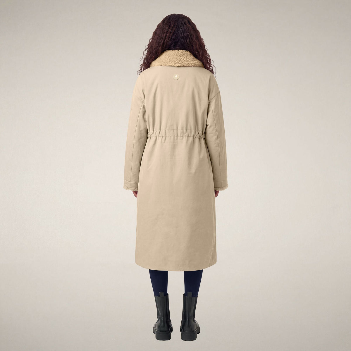 Women's Raincoat Shayla in Stone Beige