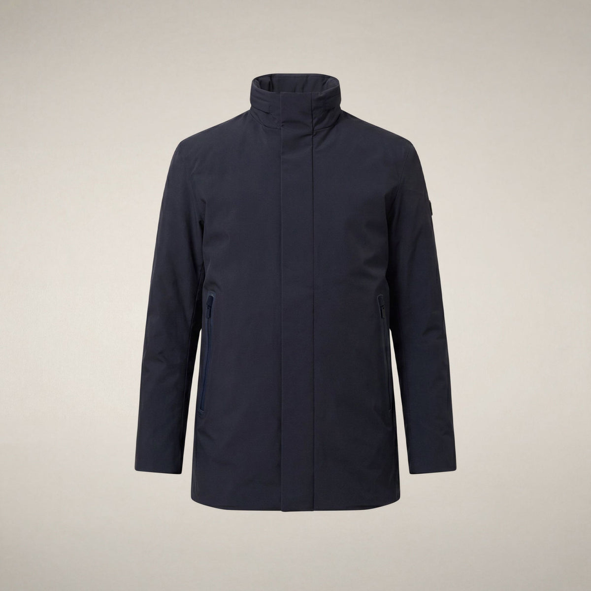 Men's Raincoat Blaise in Blue Black