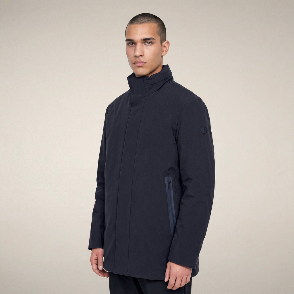 Men's Raincoat Blaise in Blue Black