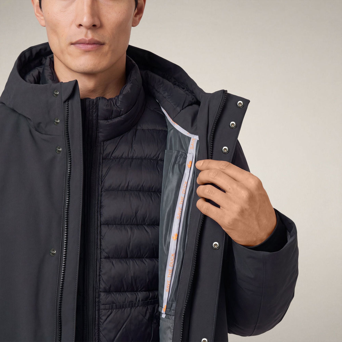 Men's 3-in-1 Coat Bertaur Combined in Navy Blue