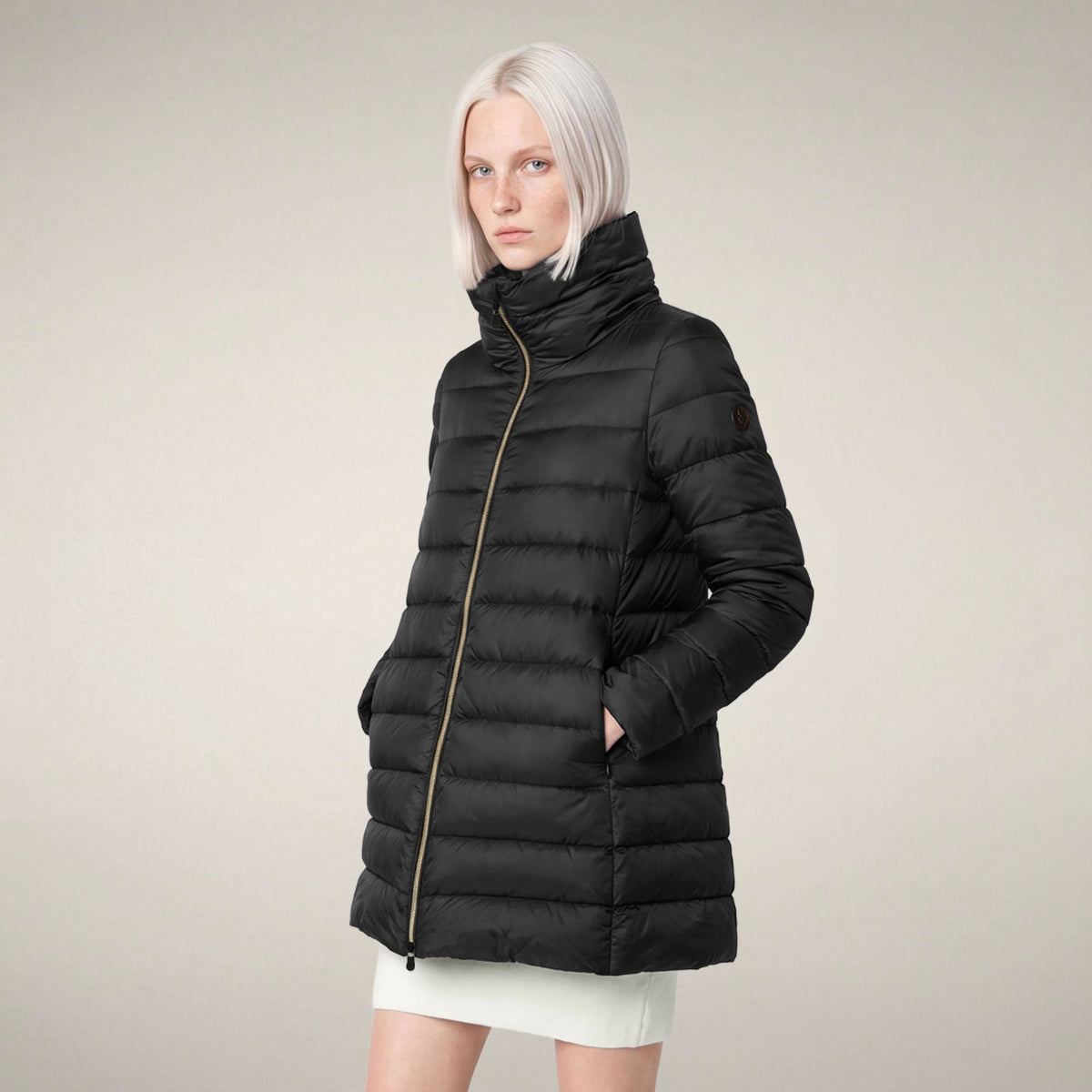 Women's Puffer Coat Lydia in Black