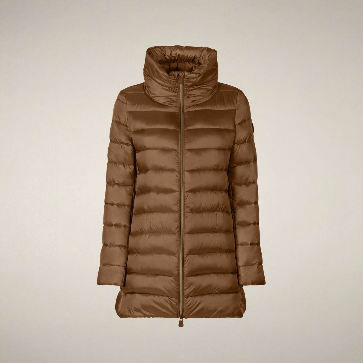 Women's Puffer Coat Lydia in Noisette Brown