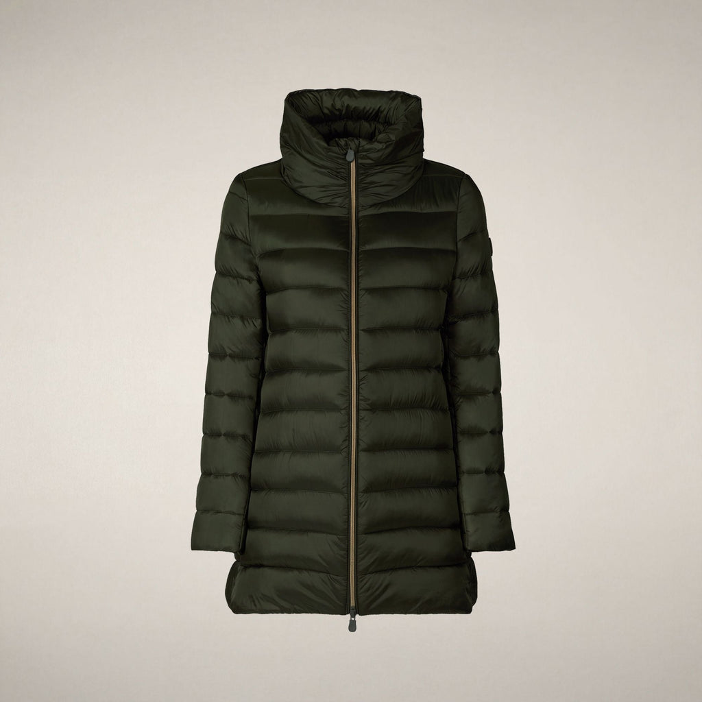 Women's Puffer Coat Lydia in Pine Green