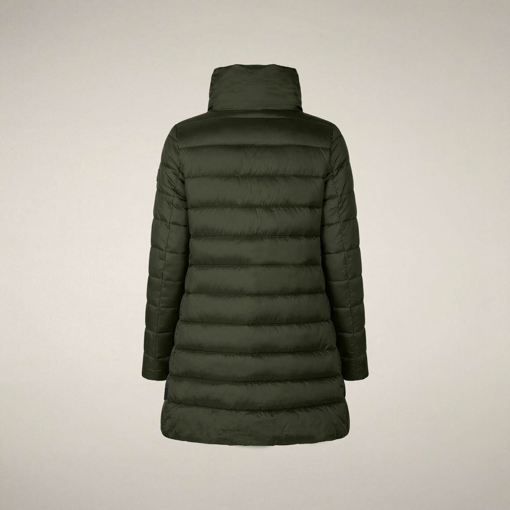 Women's Puffer Coat Lydia in Pine Green