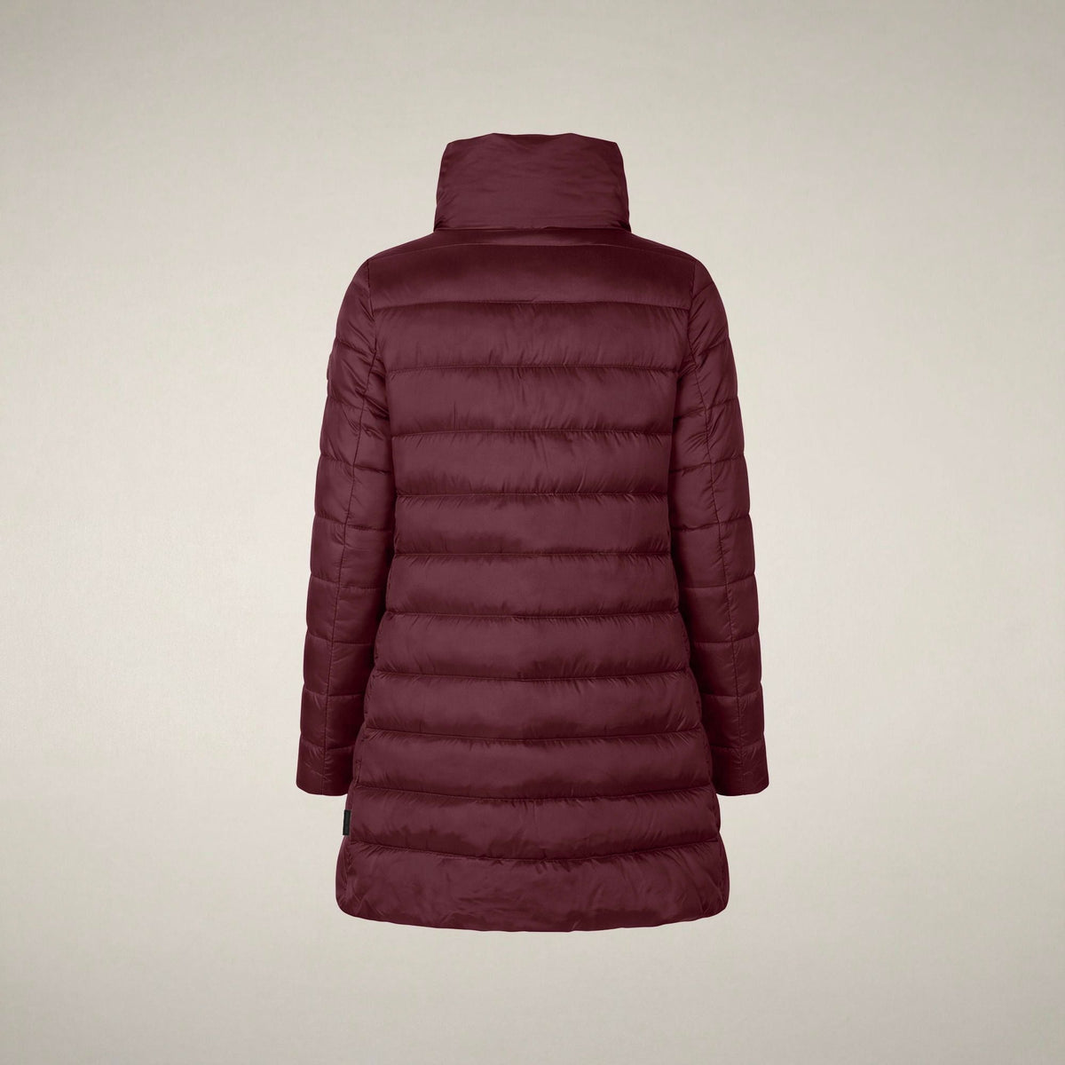 Women's Puffer Coat Lydia in Wine Red