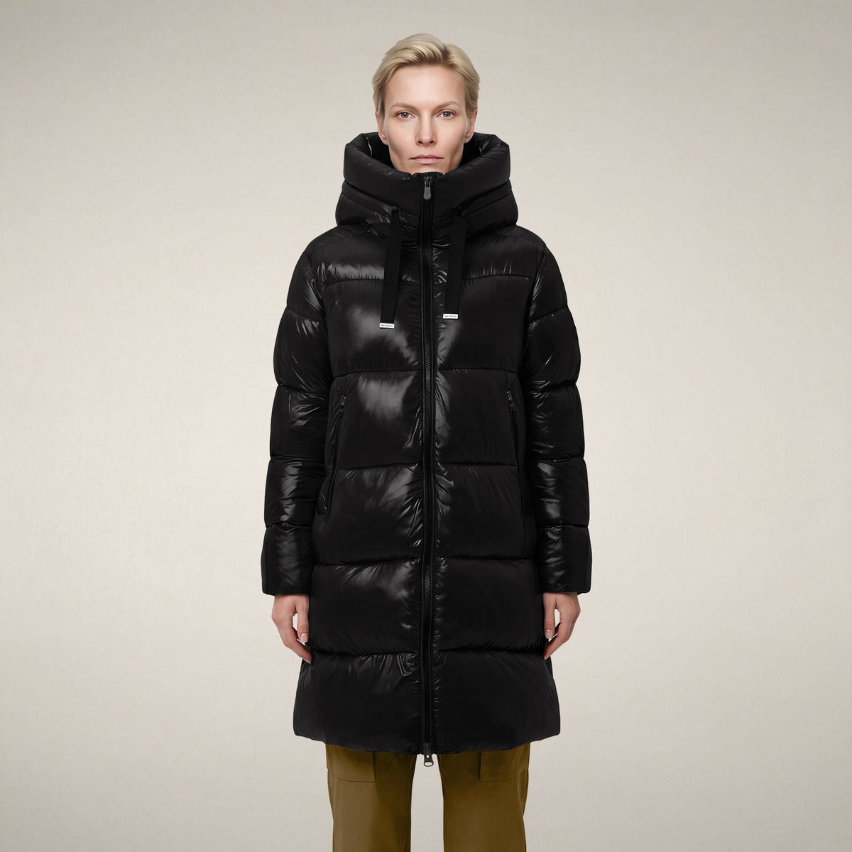 Women's Puffer Coat Isabel in Black