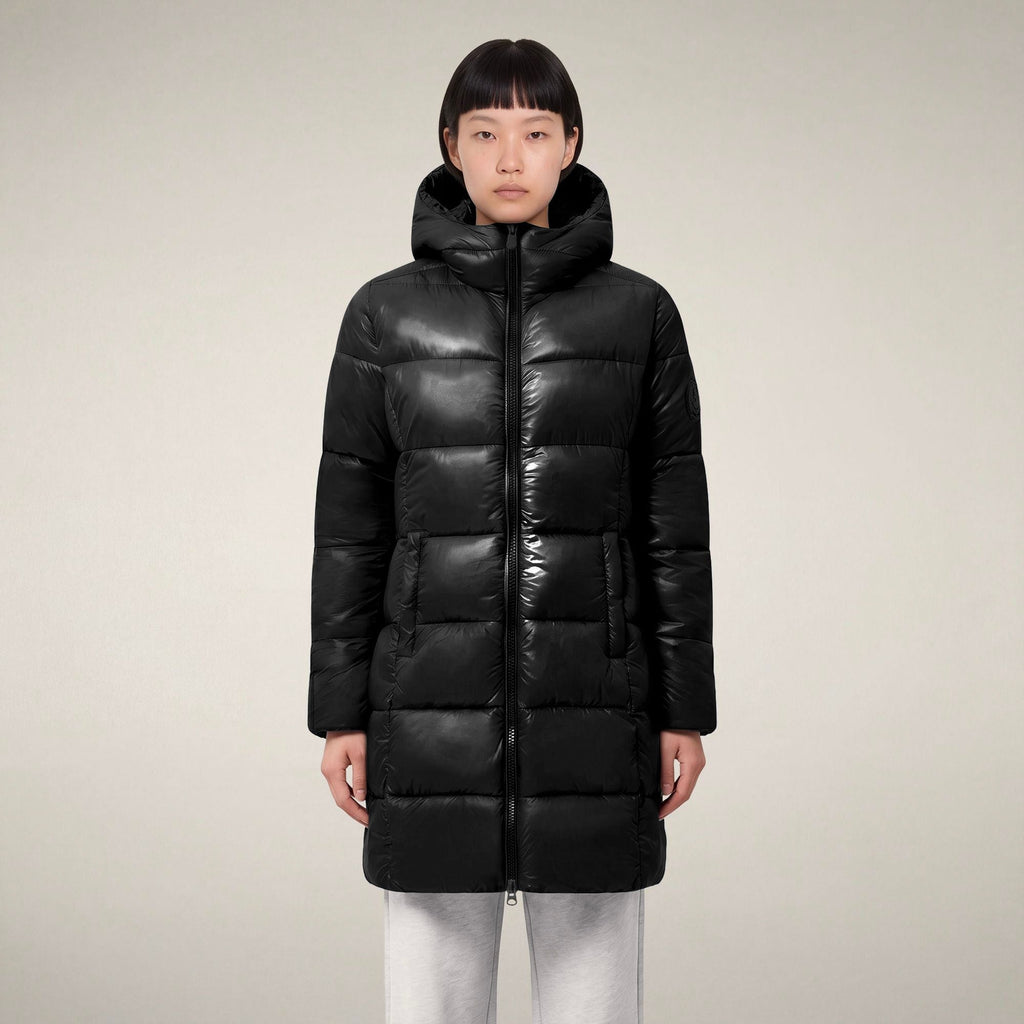 Women's Puffer Coat Ines in Black