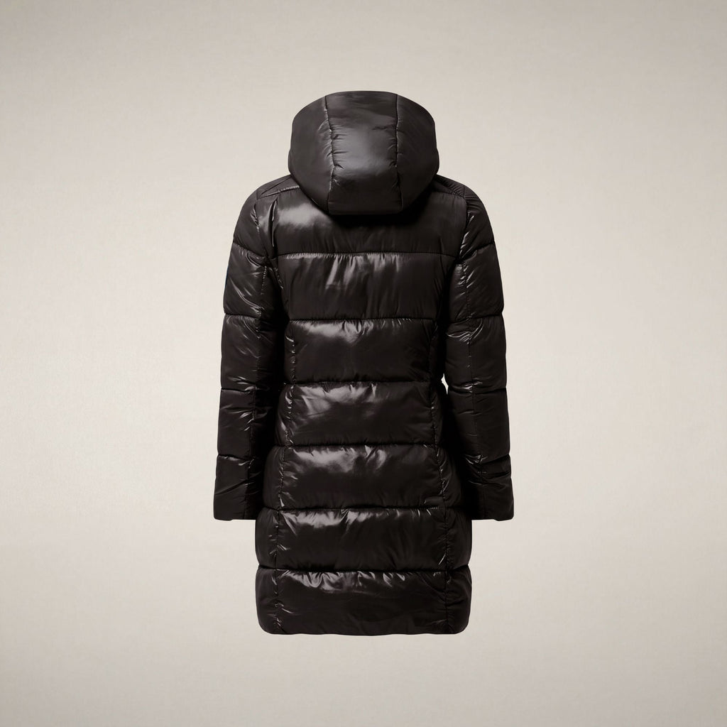 Women's Puffer Coat Ines in Brown Black