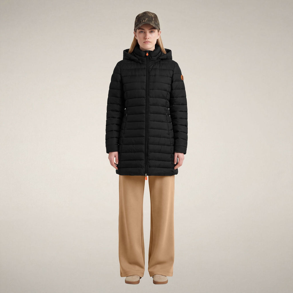 Women's Puffer Coat Carol in Black