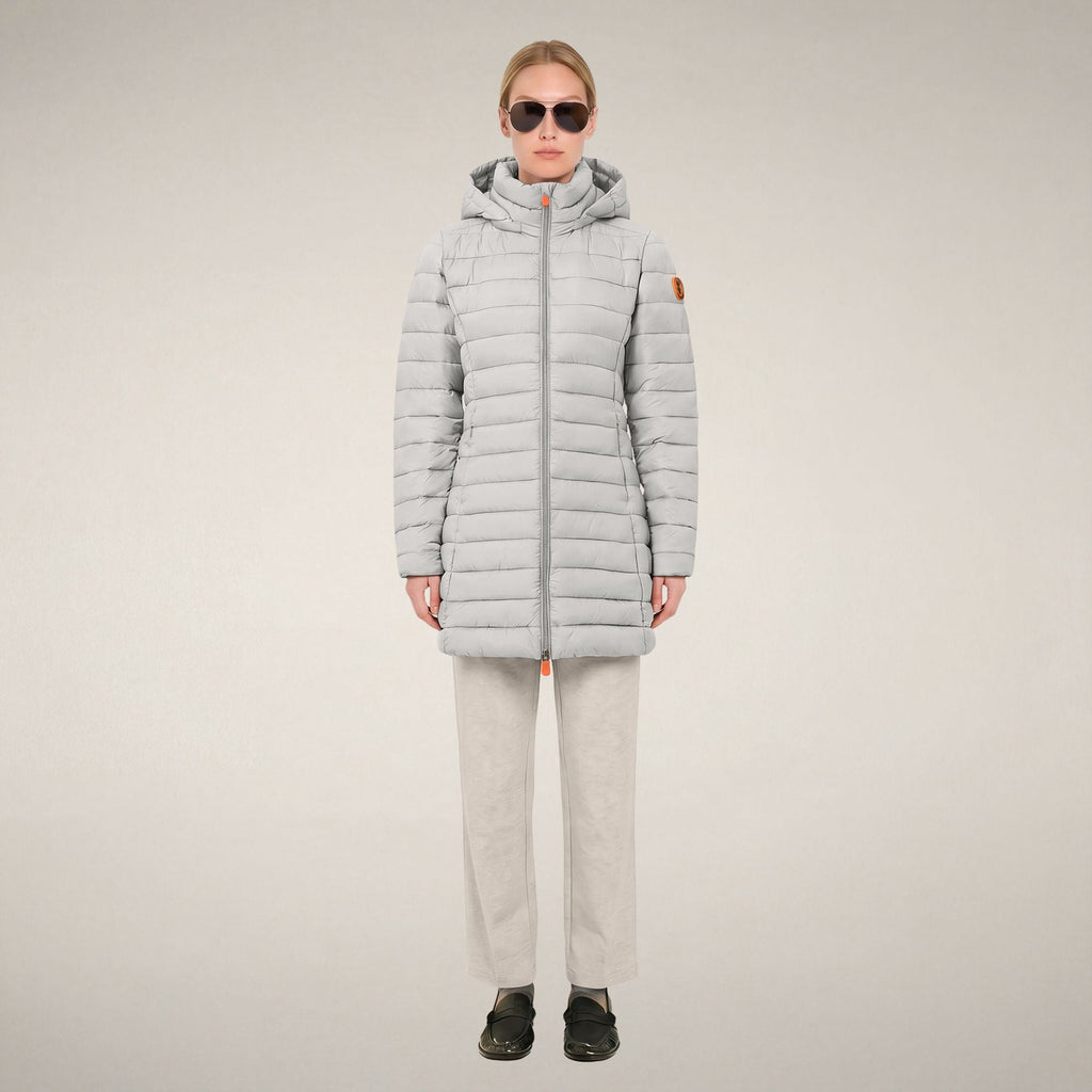Women's Puffer Coat Carol in Frozen Grey