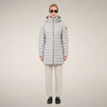 Women's Puffer Coat Carol in Frozen Grey