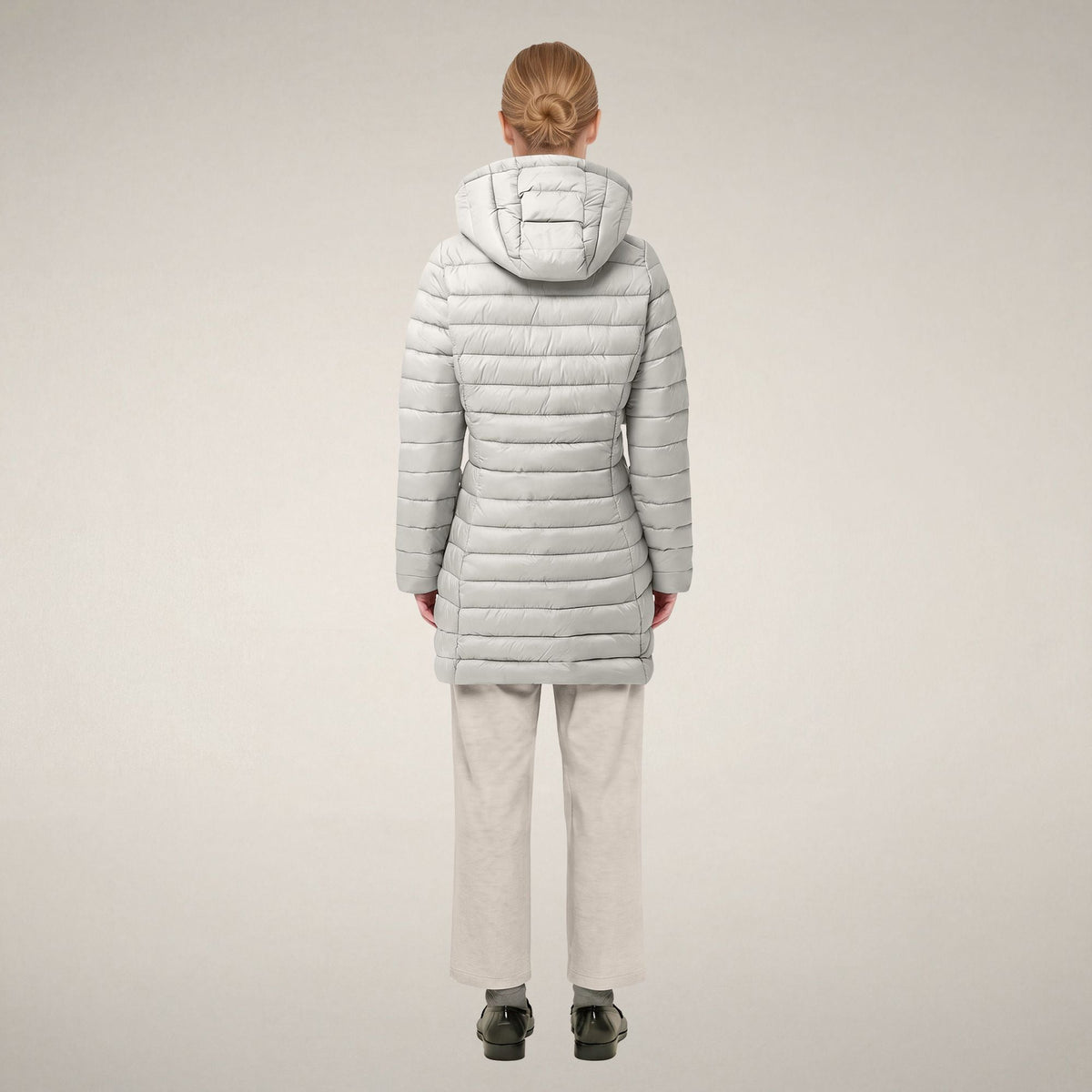 Women's Puffer Coat Carol in Frozen Grey
