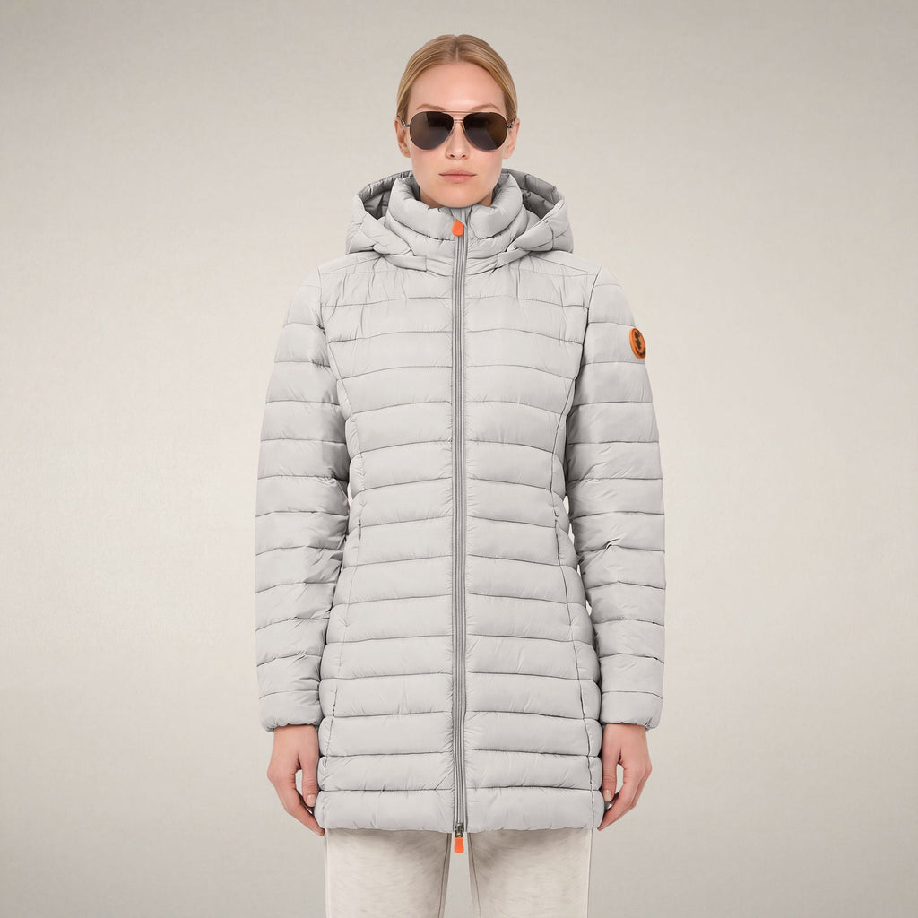 Women's Puffer Coat Carol in Frozen Grey