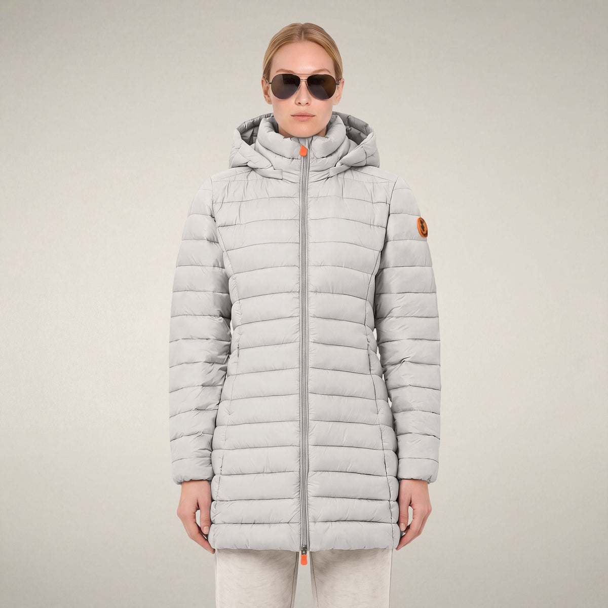 Women's Puffer Coat Carol in Frozen Grey