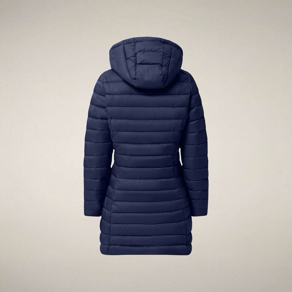 Women's Puffer Coat Carol in Navy Blue