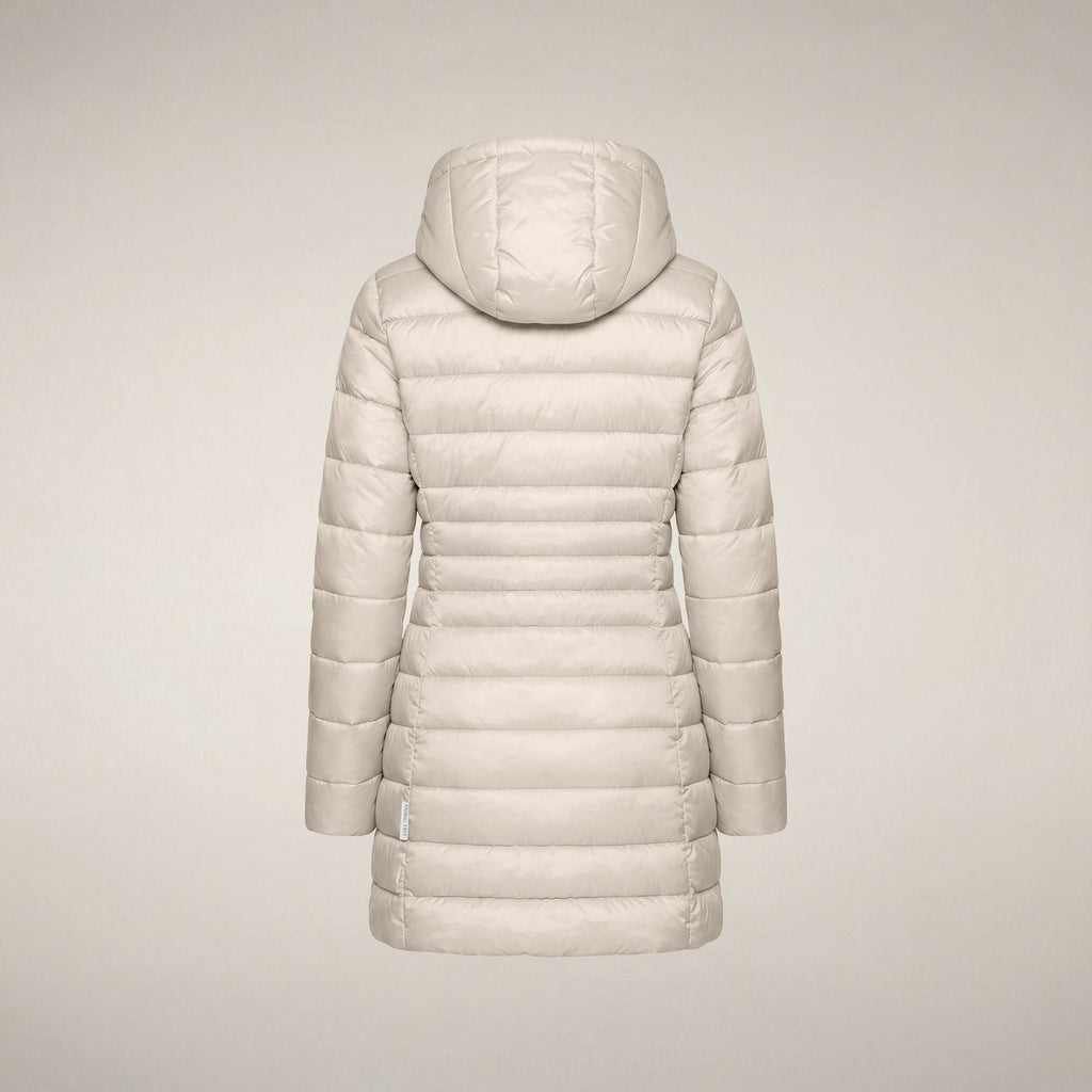Women's Puffer Coat Reese in Rainy Beige