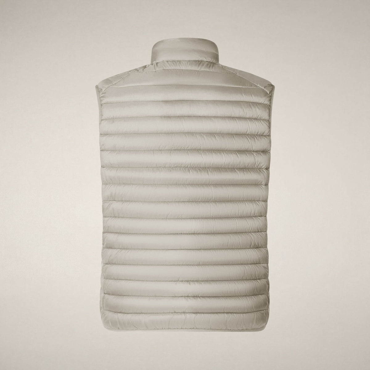 Man's quilted vest Adam in rainy beige