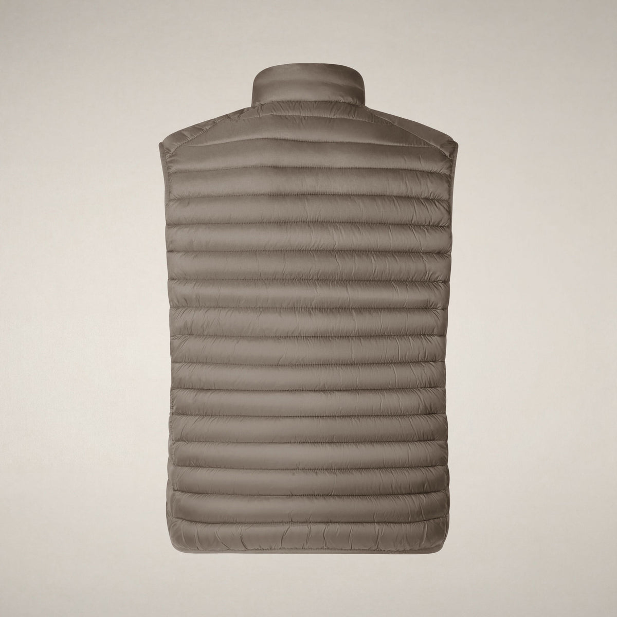 Men's quilted vest Adam in elephant grey