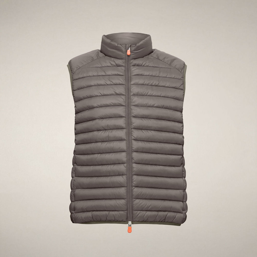 Men's Puffer Vest Adam in Gunmetal Grey