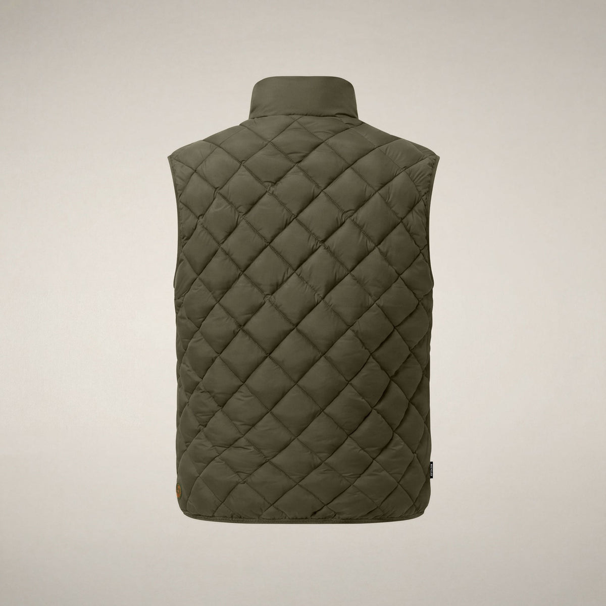 Men's Puffer Vest Fabrice in Snake Green