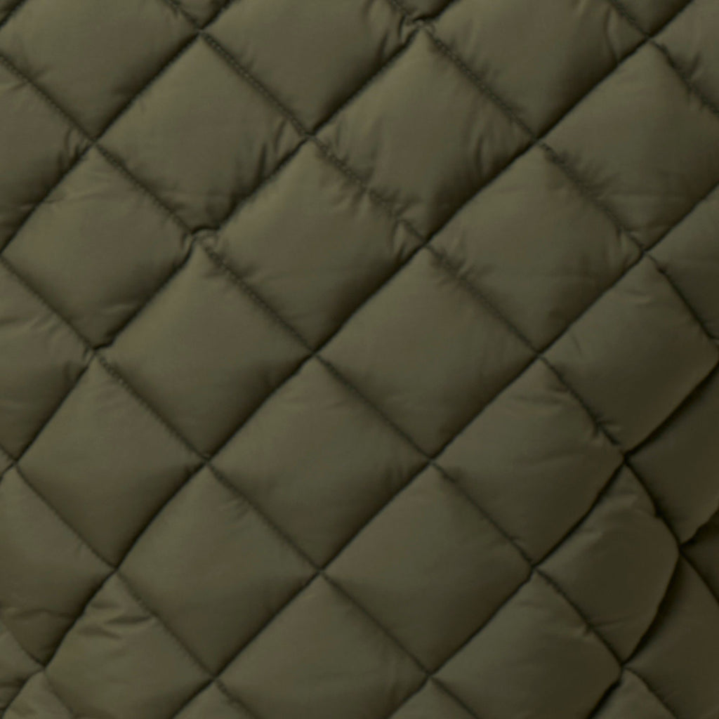 Men's Puffer Vest Fabrice in Snake Green
