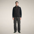 Men's Puffer Vest Vince in Black