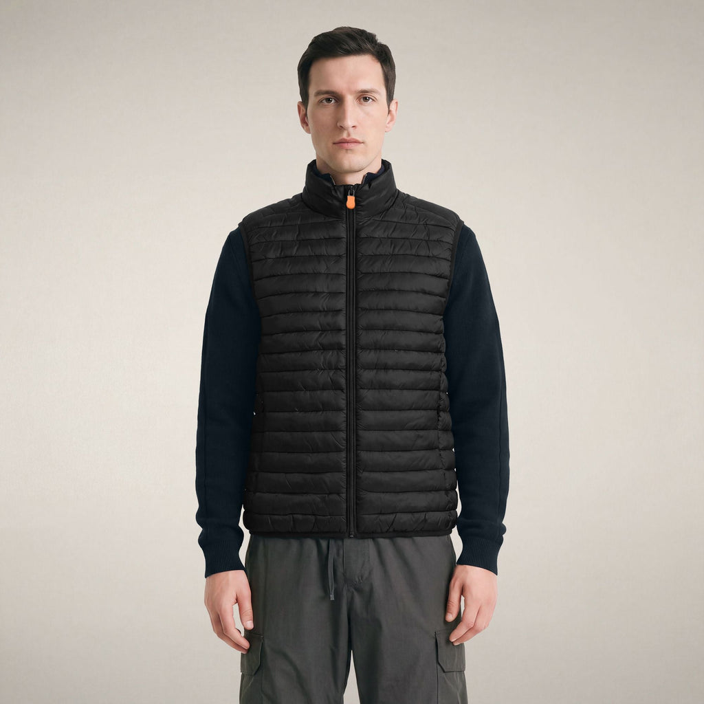 Men's Puffer Vest Vince in Black