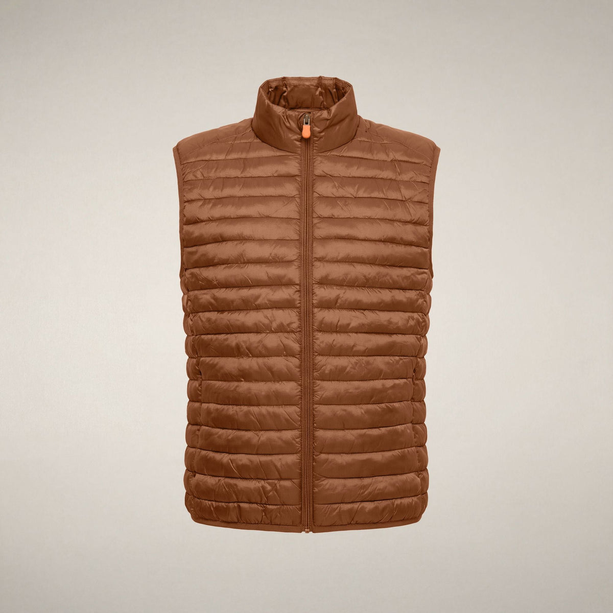 Men's Puffer Vest Vince in Noisette Brown