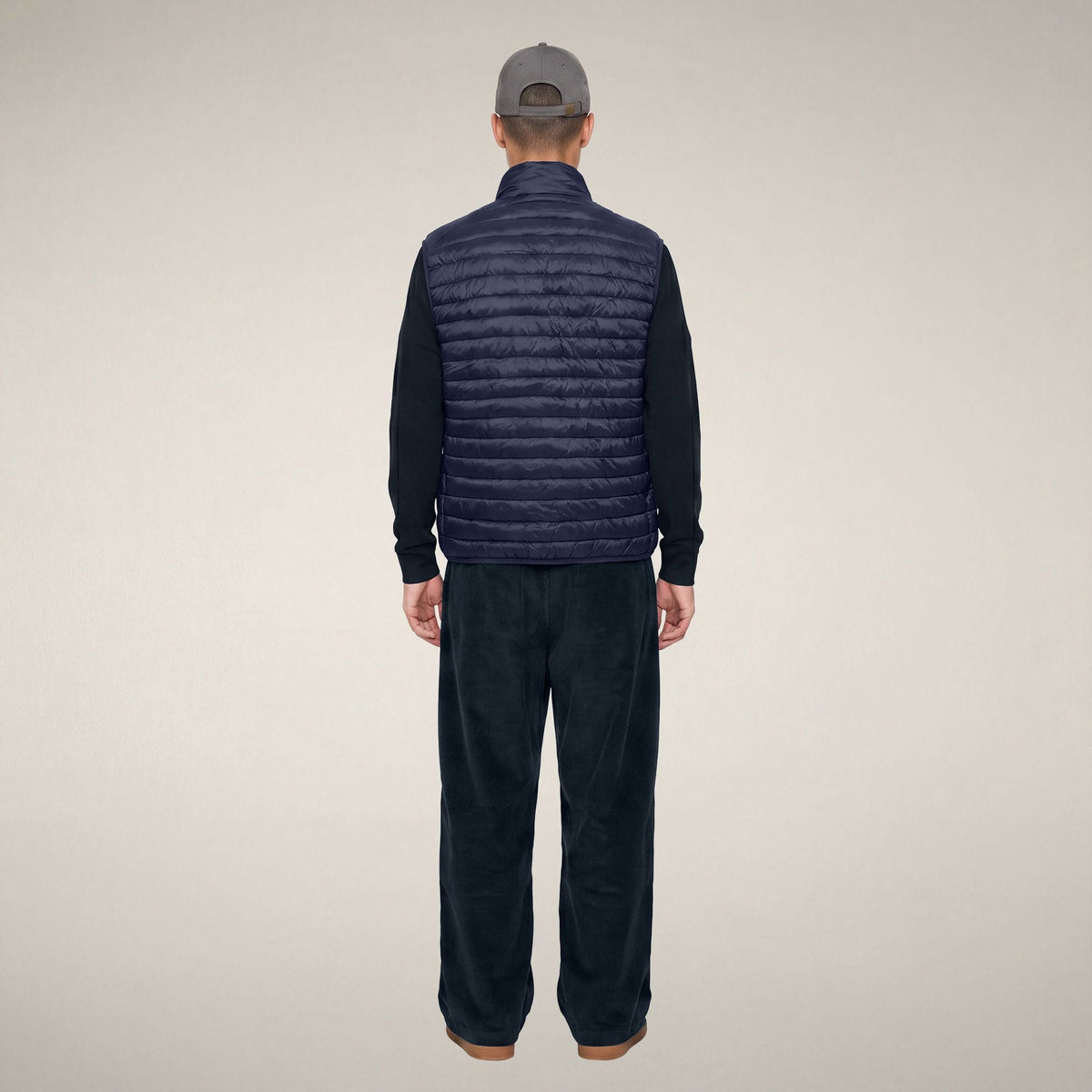 Men's Puffer Vest Vince in Navy Blue