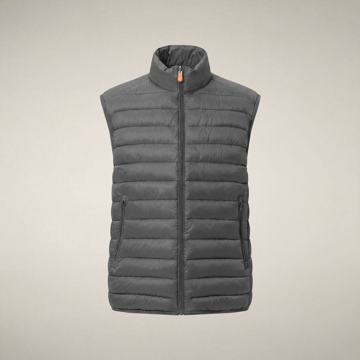 Men's Puffer Vest Rupert in Gunmetal Grey