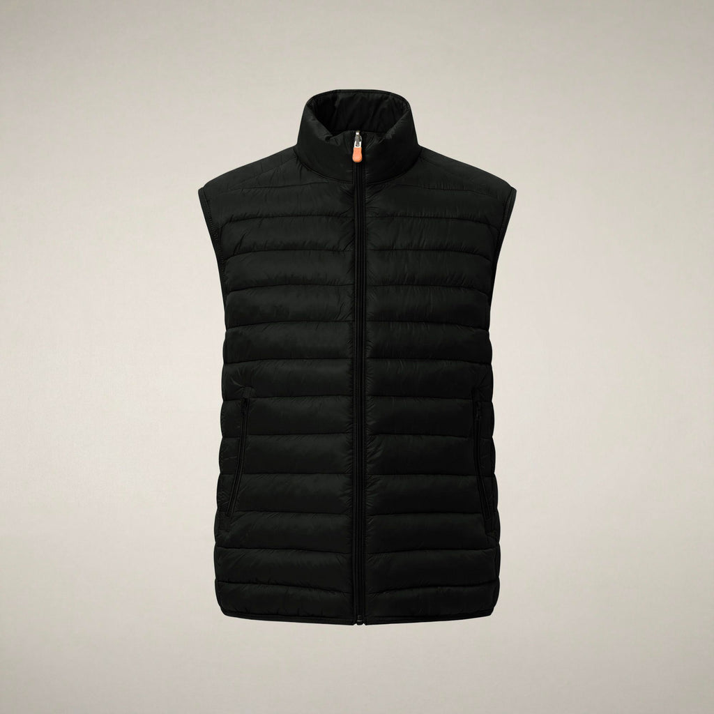 Men's Puffer Vest Rupert in Green Black