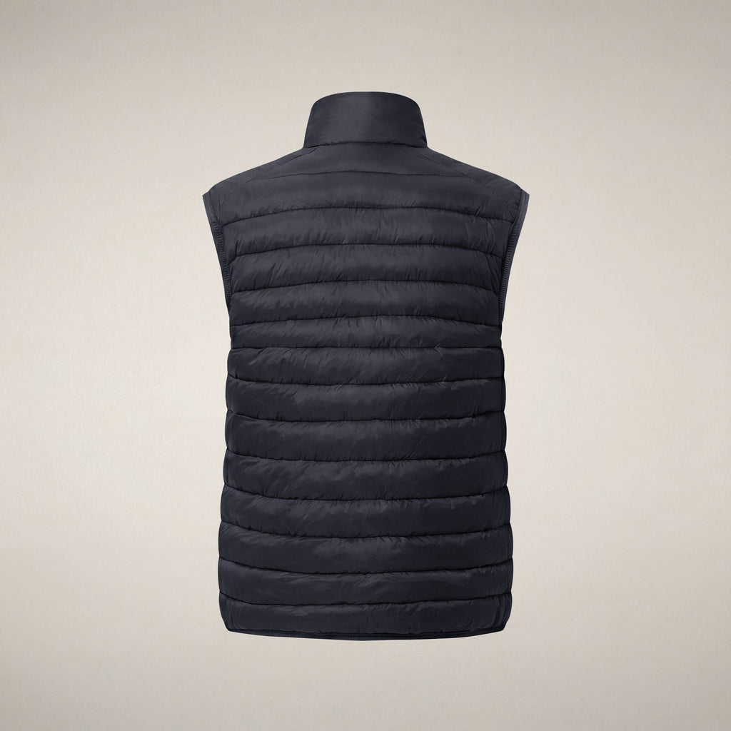 Men's Puffer Vest Rupert in Blue Black