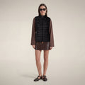 Women's quilted vest Charlotte in black