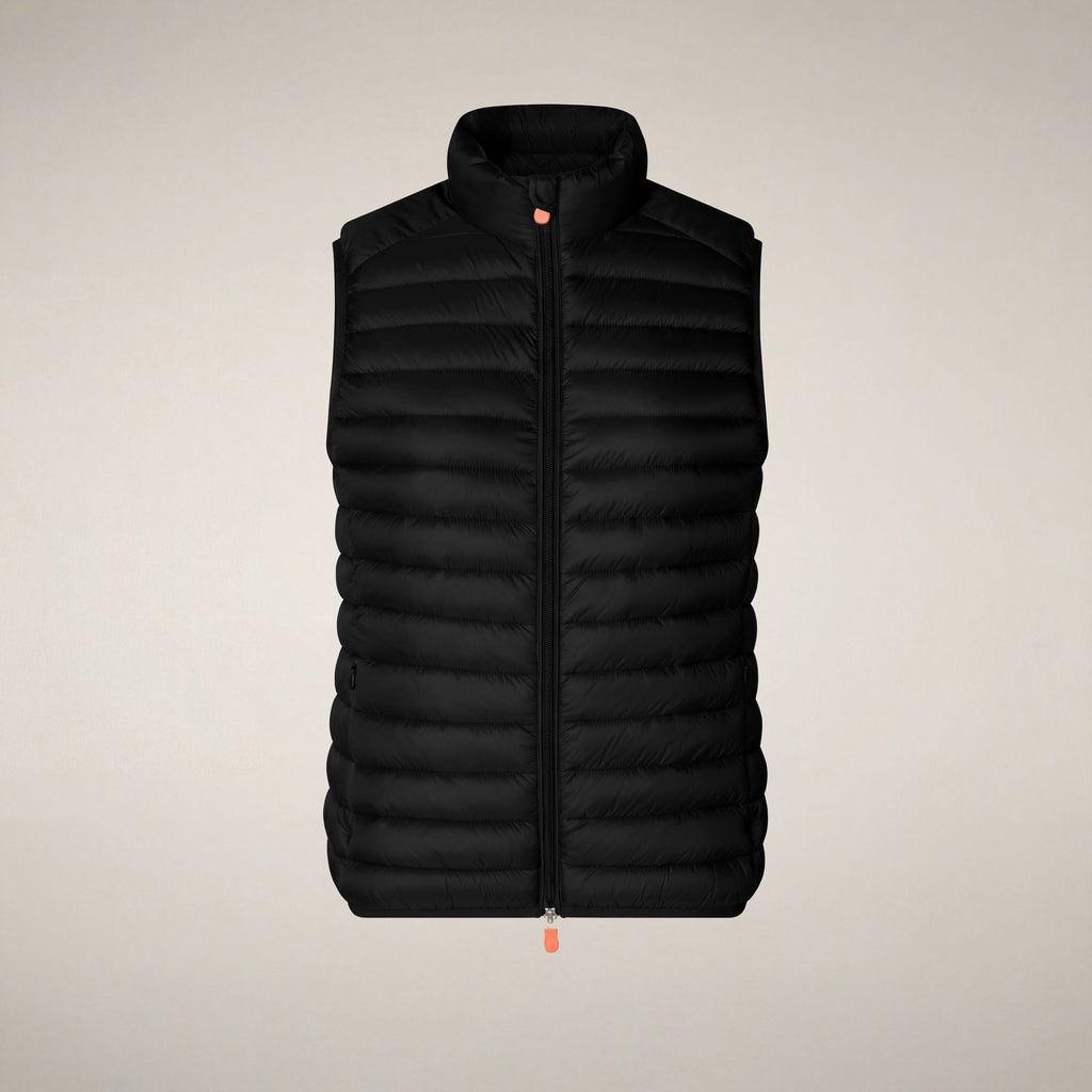 Women's quilted vest Charlotte in black
