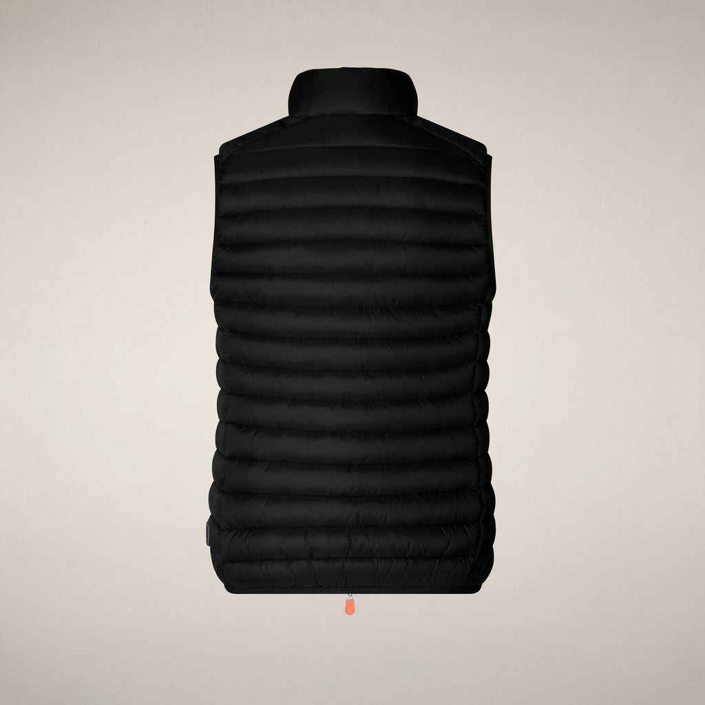 Women's quilted vest Charlotte in black