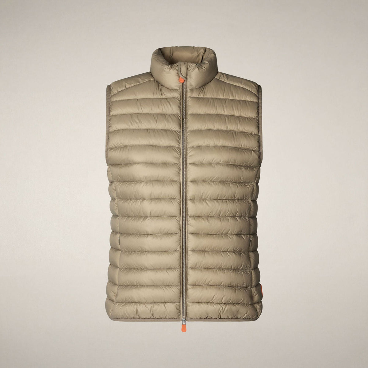 Women's quilted vest Charlotte in elephant grey