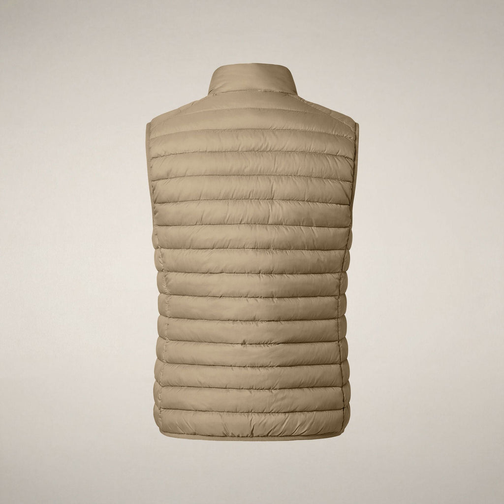 Women's quilted vest Charlotte in elephant grey