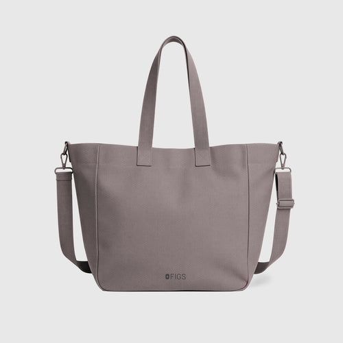 A Very Large Needle Detachable Strap Tote - Dark Grey