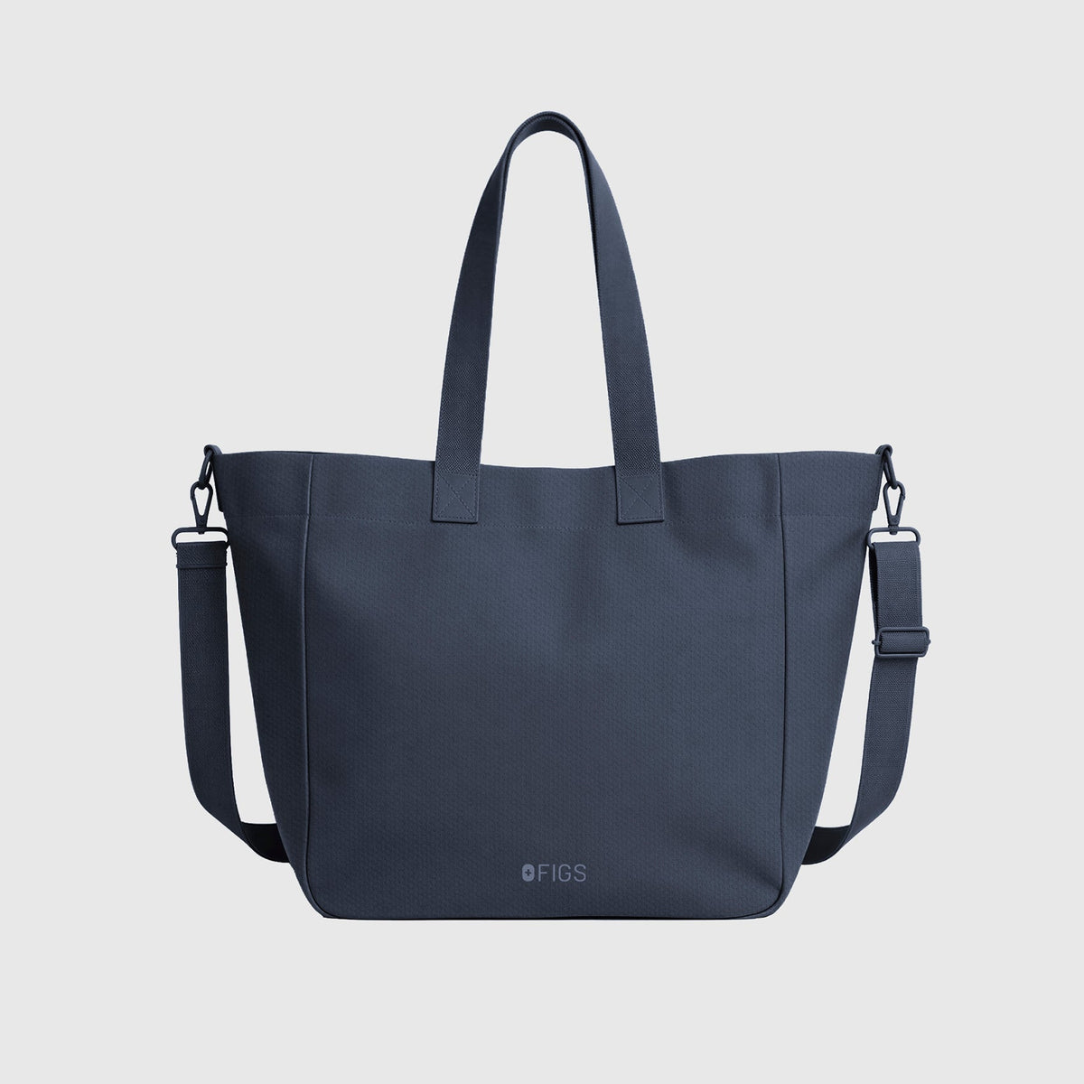 A Very Large Needle Detachable Strap Tote - Dark Harbor