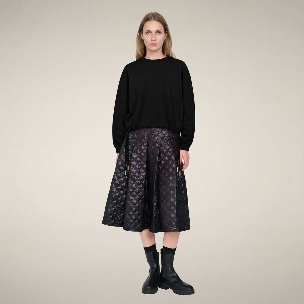 Women's Crewneck Sweatshirt Akemi in Black